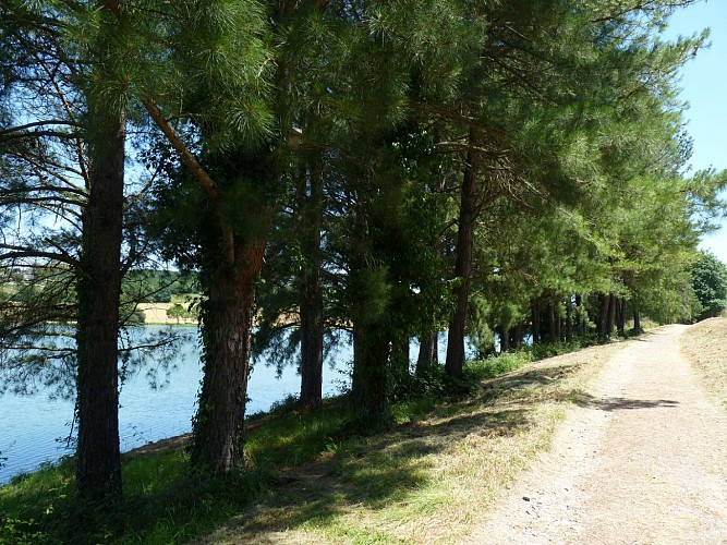 eslourenties-daban randonnée lacs vtt, lac de Serres Castet