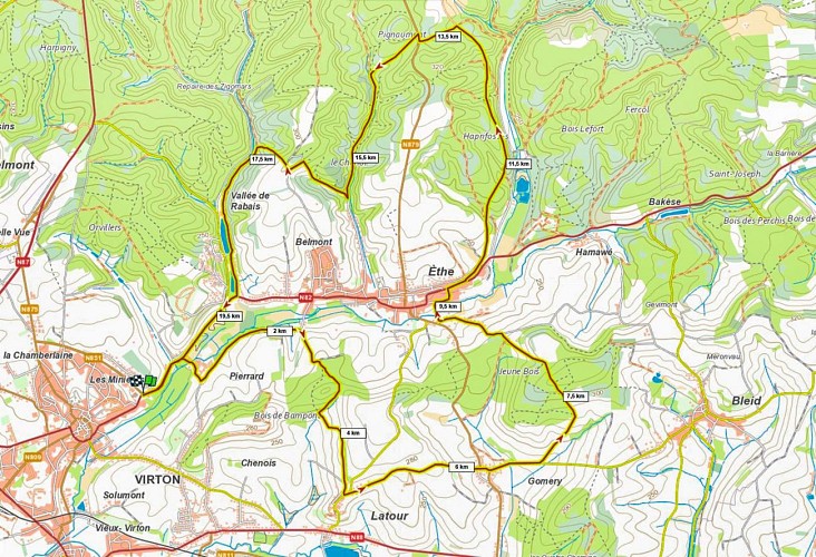 Autour de Ethe - Balade_VTT_20kms