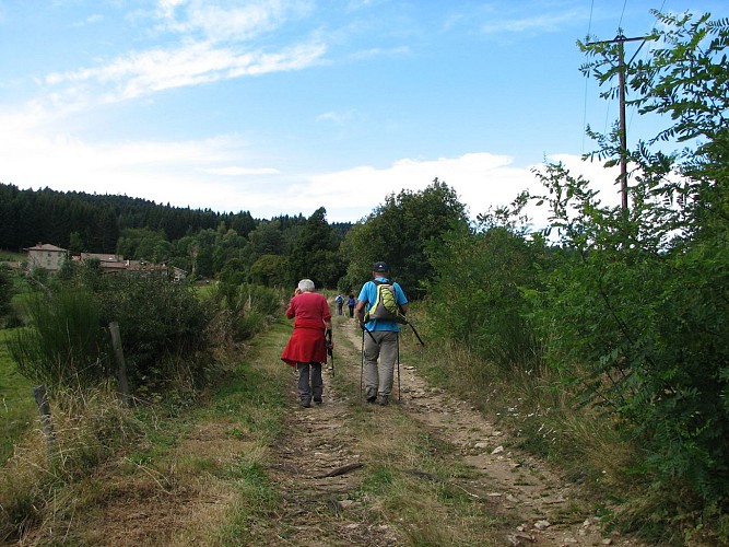 GR®765 Chemin de Compostelle Etape 4 - Marols - Merle-Leignec