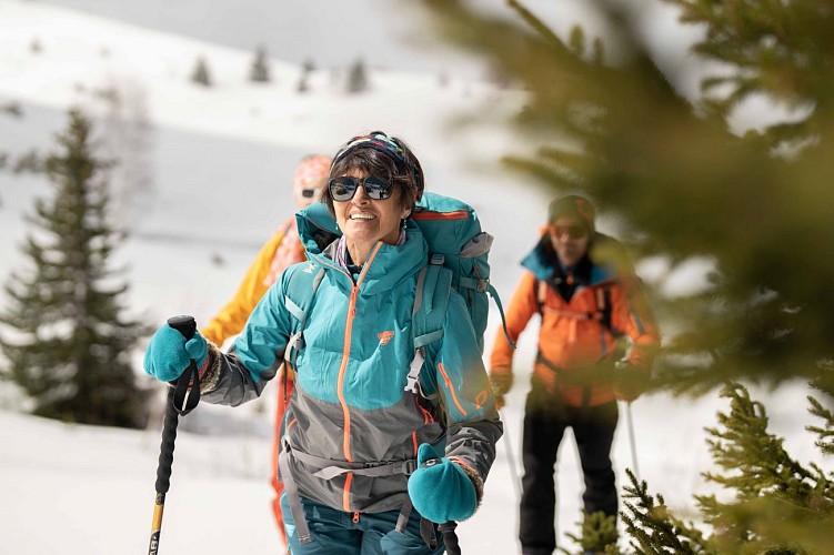 Sentier raquettes : Col du Lac Blanc_Vaujany
