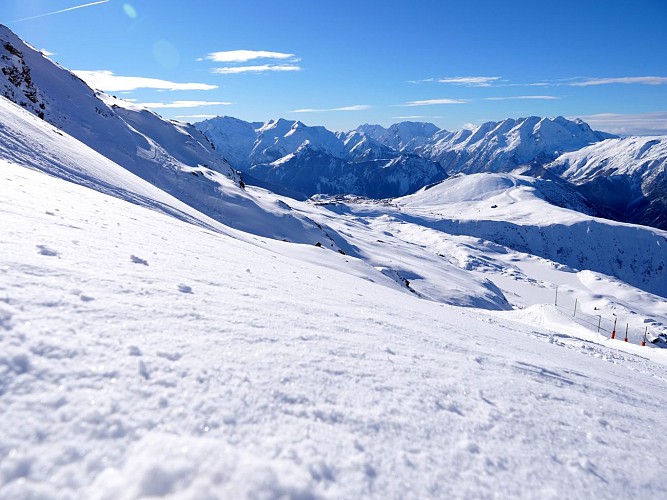 Sentier raquettes : Col du Lac Blanc_Vaujany