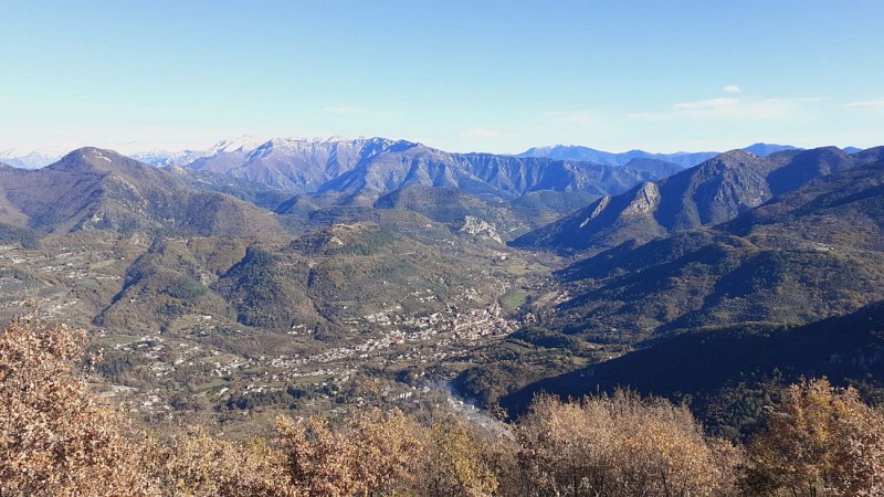 Bassin de Sospel depuis la Lavina