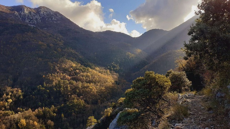 Col du Razet depuis le Vallon de l'Albaréa