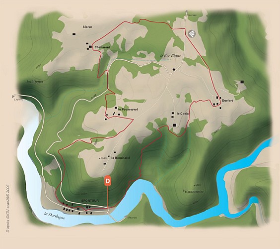 Des gorges de la Dordogne au plateau Soursacois