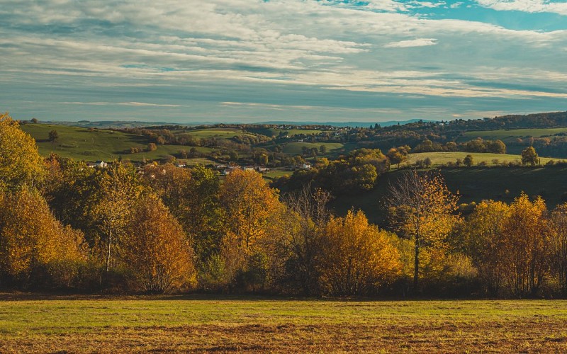 Vue sur vallée du mesvrin