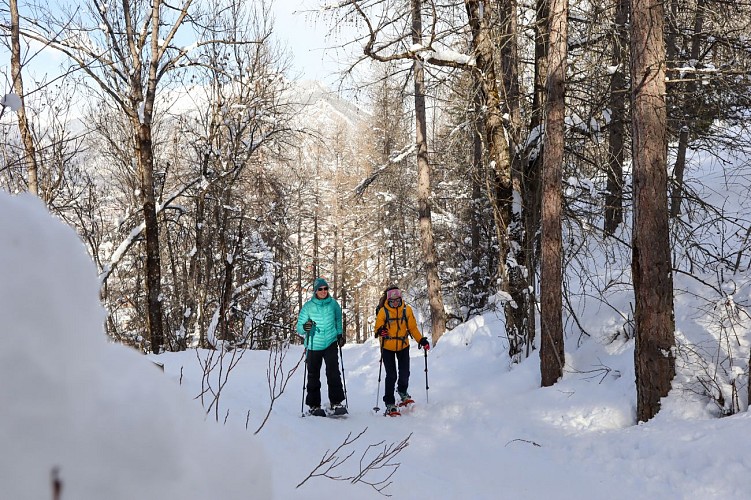 Lungo il canale Villard-Saint-Pancrace - itinerario pedonale_Villar-Saint-Pancrace