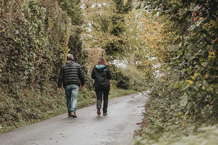 Hikers in Ham-sur-Heure/Nalinnes