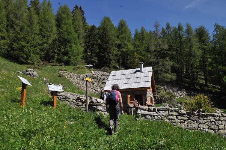 chemin de randonnée Amountagna Villars Colmars