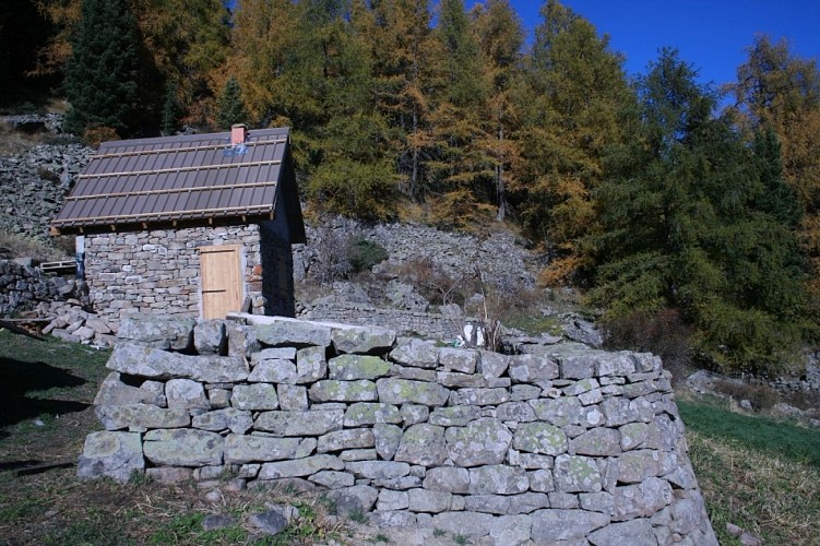 chemin de randonnée Amountagna Villars Colmars