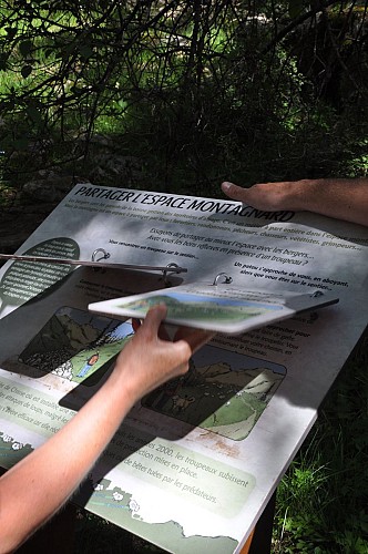 chemin de randonnée Amountagna Villars Colmars