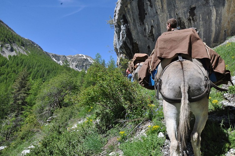 chemin de randonnée Amountagna Villars Colmars