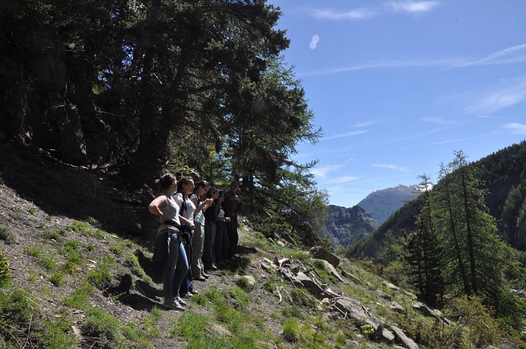 chemin de randonnée Amountagna Villars Colmars