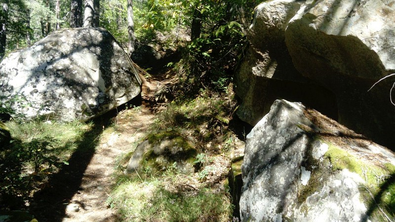 Sentier du Fugeret à Méailles