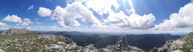 Sommet du Chiran par les Chauvets