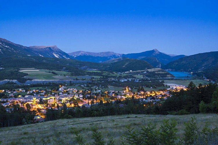 Saint André les Alpes Vue depuis la Dindière