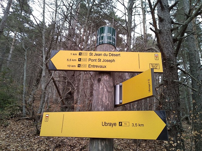 Balise du Col de Saint-Jean