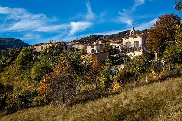 Vue sur le village de Saint-Jacques