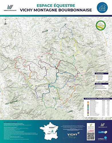 CARTE BOUCLES EQUESTRES