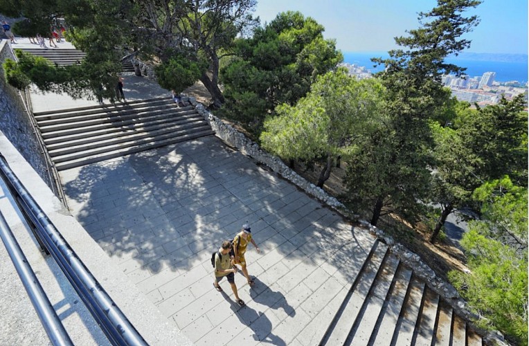 Senderismo desde Notre Dame de la Garde,el Roucas Blanc y la Corniche