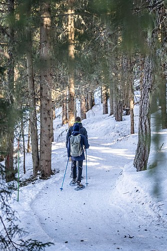 Von Barmont nach Le Villaret über die Weiler im Winter