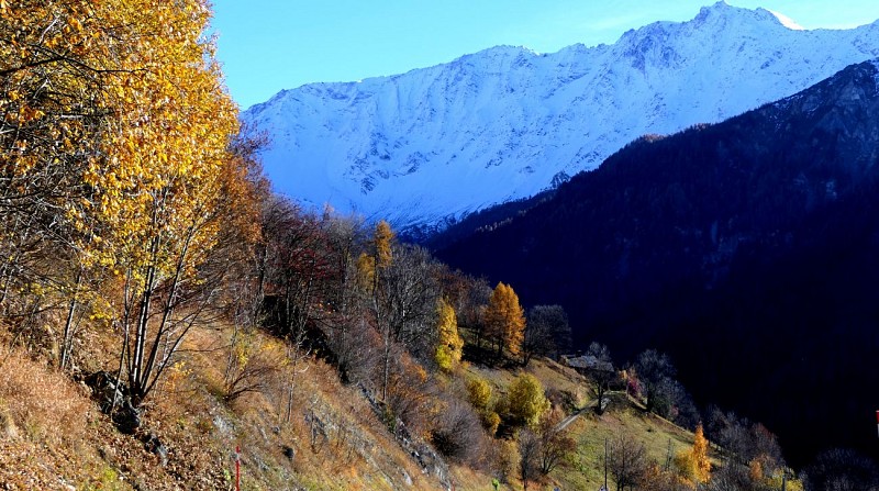 From the village of Peisey to Notre-dame des Vernettes (Winter)