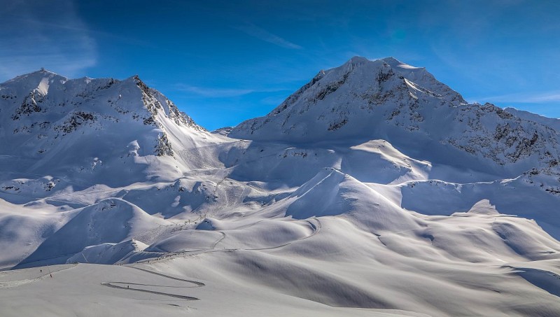 Vallandry - Arc 1800 - Transarc - Col de la chail (Hiver)