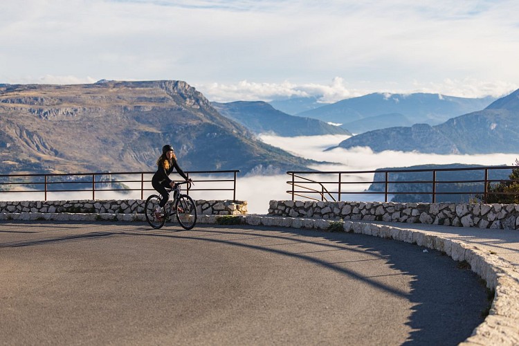 La Route des Crêtes - Le Grand Canyon - Espace cyclosport_La Palud-sur-Verdon