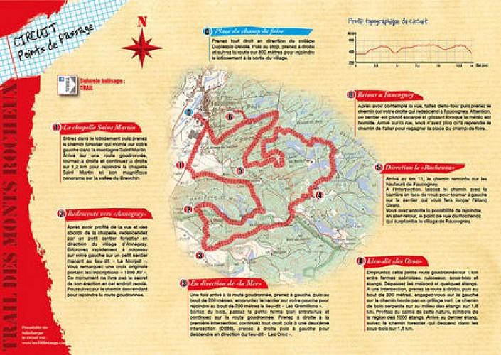 Circuit n°4 Trail des Monts Rocheux