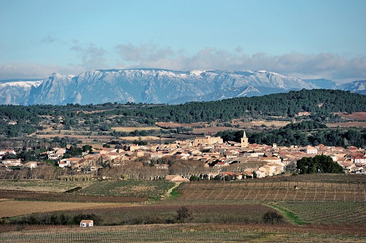 TOUR EN SAINT-CHINIAN - GR® DE PAYS MINERVOIS, SAINT-CHINIAN, FAUGÈRES