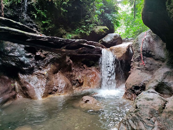 Guadeloupe - Gourbeyre - Cascade Parabole par le bassin bleu - 23/01/2022