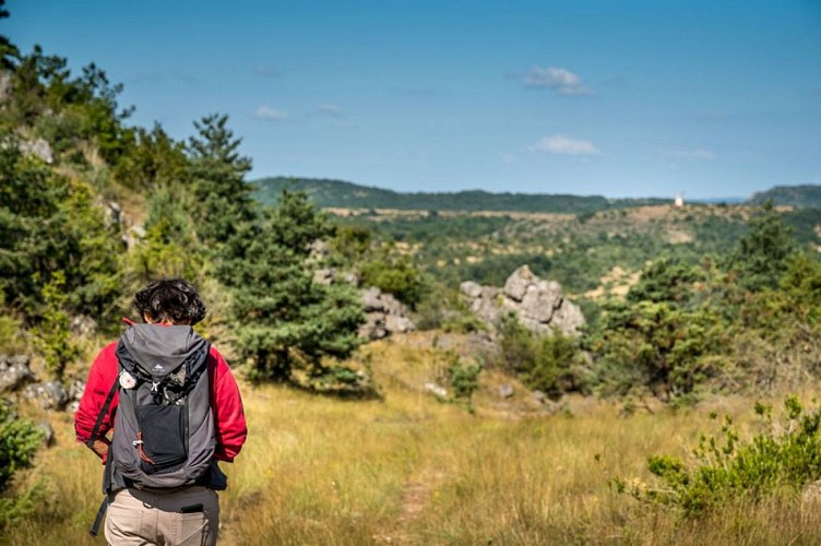 Le Larzac et le Moulin de La Couvertoirade