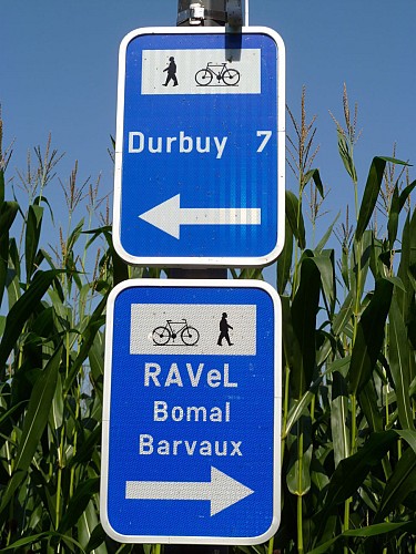 Arret Vert - Vélo - Départ de la gare de Barvaux s/o