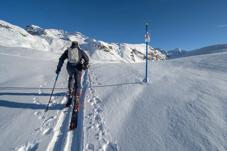 Itinéraire ski de randonnée Lac des Estaris