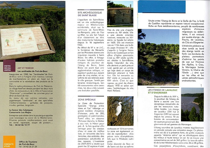 PORT DE BOUC - SAINT MITRE LES REMPARTS - FORET DE CASTILLON - ETANG DE BERRE