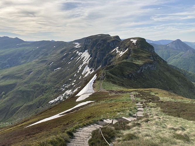 Chemin vers la brèche de Rolland
