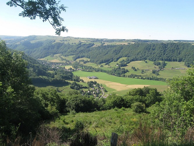 Vue sur la vallée