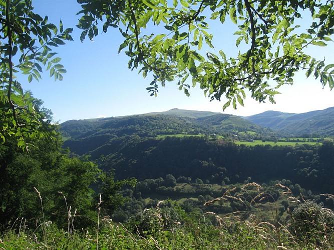 Vue sur les montagnes