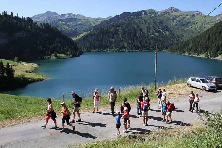 Savoyaardse ontdekkingswandeling in Saint-Guérin