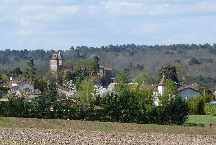 le bourg de Montagnac