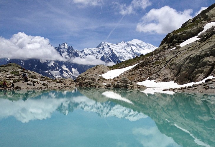 Ruta de senderismo al Lac Blanc desde el Col des Montets