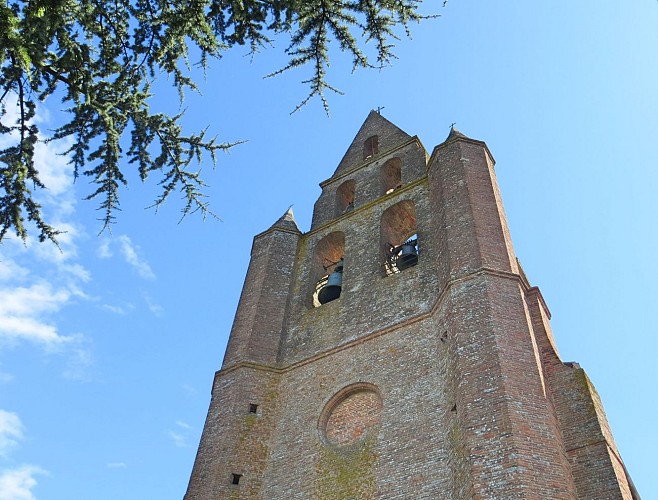 Nailloux église clocher © Lauragais Tourisme