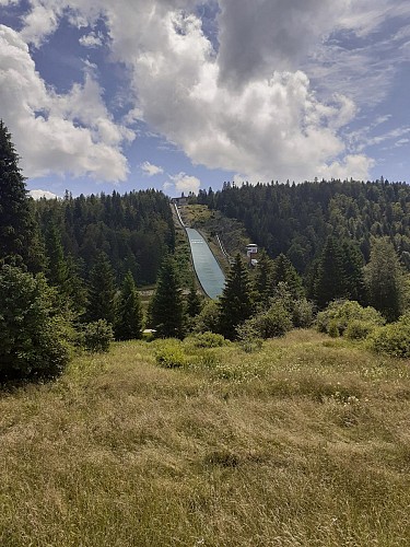 Vue sur les Tremplins
