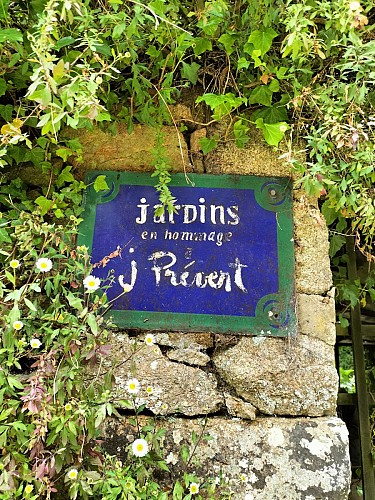 Jardin hommage à J. Prévert