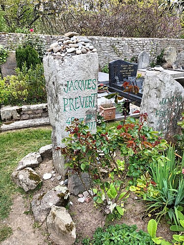 Omonville La Petite - Tombe de J. Prévert