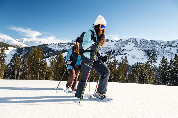 Raquette sur le Plateau du Cuvy