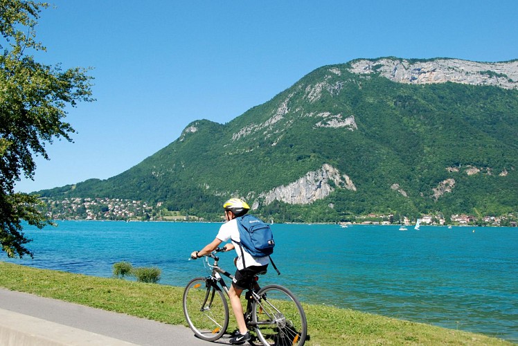 Bicycle trip : the Annecy lake