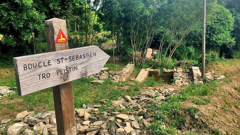 Randonnée / promenade à Plestin - Boucle Saint Sébastien