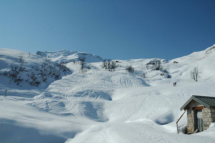 Schneeschuhwanderung : le Châtelard - Téton