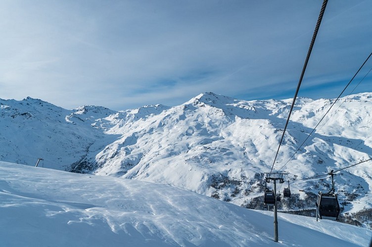 Winter path - "Sentier des Choumes"_Les Menuires