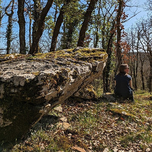 Pause au dolmen